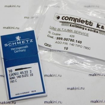 COMPLETT 999.00780.140 Игла 780 С CANU 45:22 2 NM140 unit