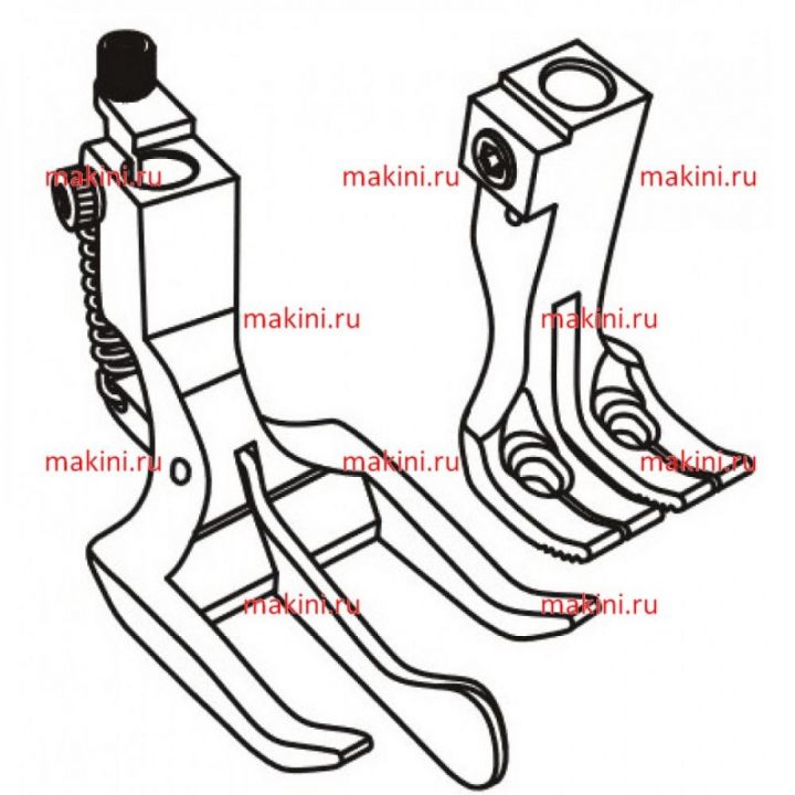 KP1246-12 Комплект лапок 12мм для PFAFF 1246 (Kwokhing, Гонконг)