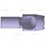 1043094 Пуансон с боковой разгрузкой DM  8 SPESSORE  FINO 4.5MM