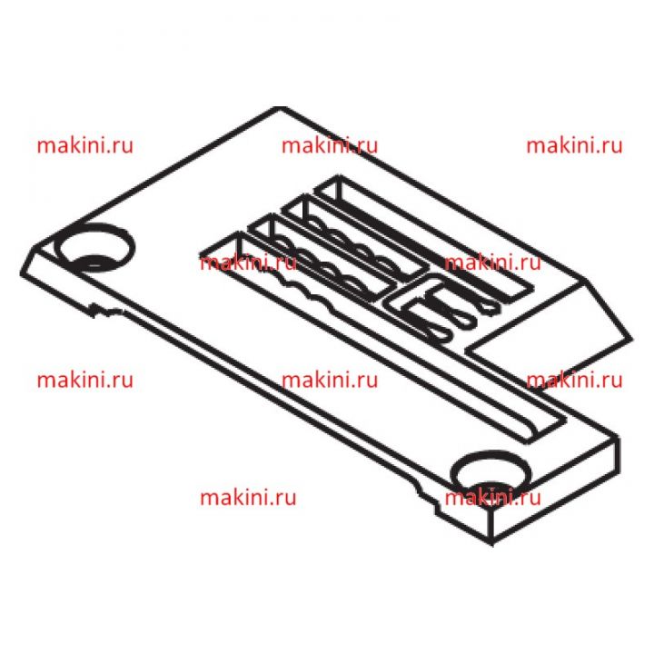 14-736 игольная пластина Kwokhing двухигольная 4.0 мм