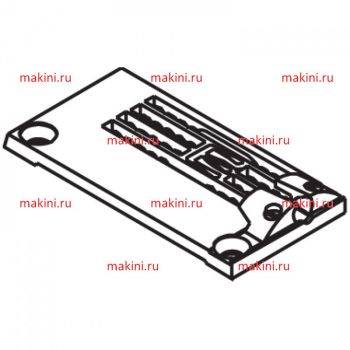 14-818C игольная пластина Kwokhing трехигольная 5.6 мм