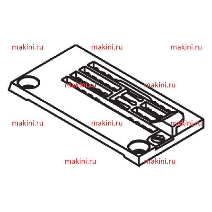 14-854G игольная пластина Kwokhing трехигольная 5.6 мм