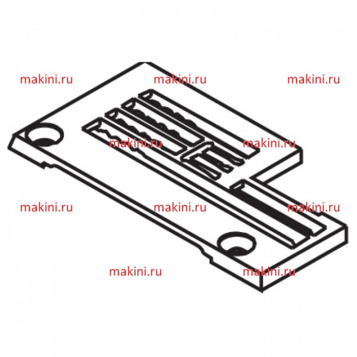 14-858 игольная пластина Kwokhing трехигольная 5.6 мм
