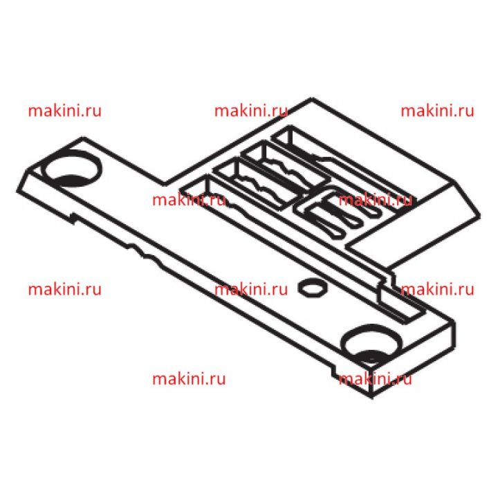 257025B56 игольная пластина Kwokhing трехигольная