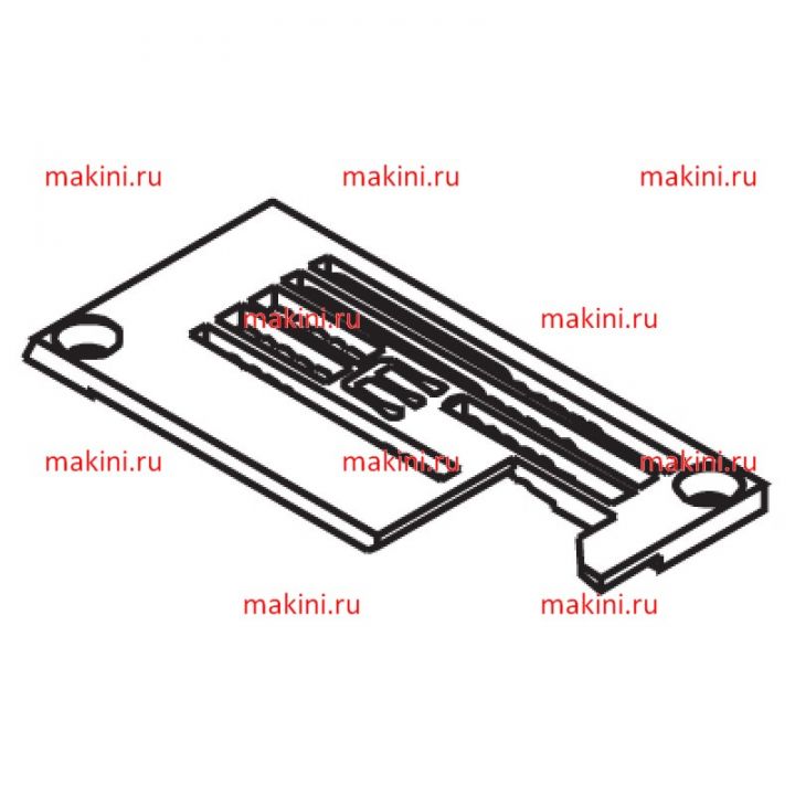 257102B64 игольная пластина Kwokhing трехигольная