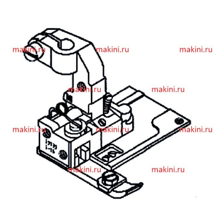 257358-56 прижимная лапка Kwokhing трехигольная