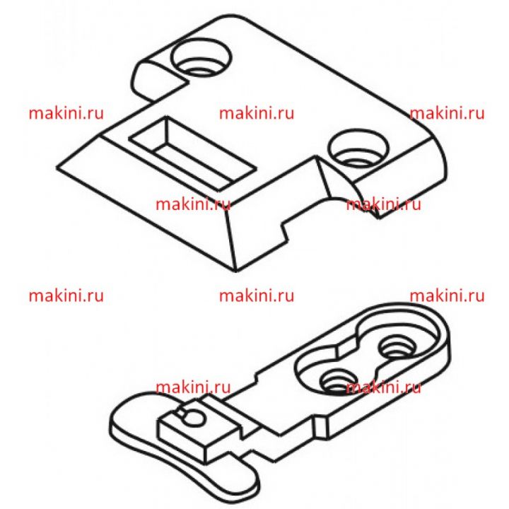 91-150 555-05 игольная пластина + 91-059 703-05   Kwokhing