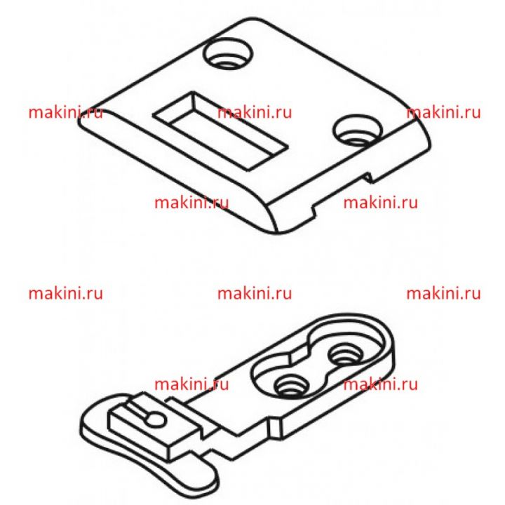 91-158 206-04 игольная пластина + 91-059 229-04   Kwokhing