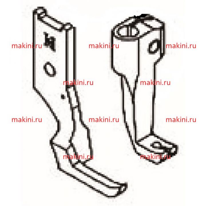 B1524-245-000 Прижимная лапка + B1470-245-000 лапка Kwokhing