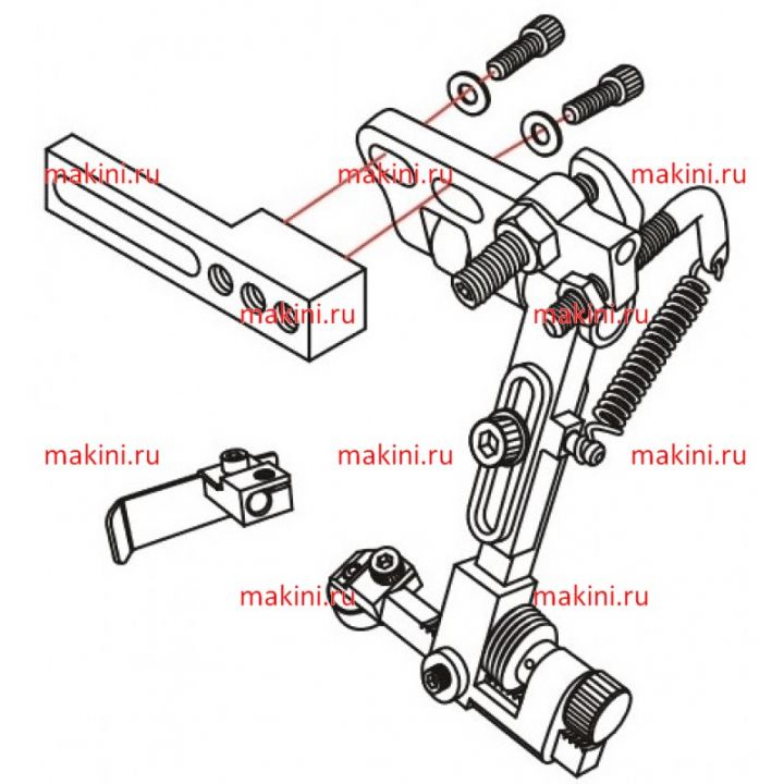 KG1245 Kwokhing направляющая Pfaff 1245, 1246, 1525, 1526, 335, 591.... PFAFF Number 91-156 768-91