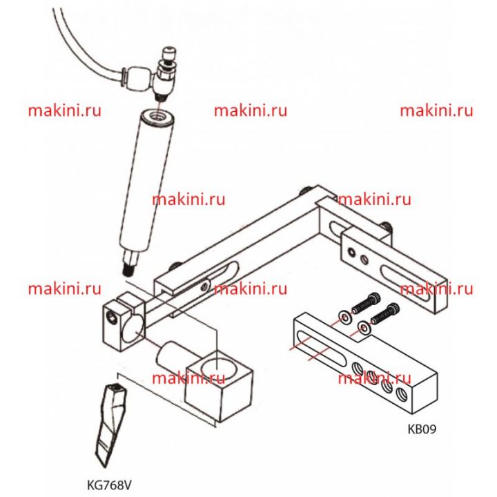 KG1296VP Kwokhing набор пневматических направляющих