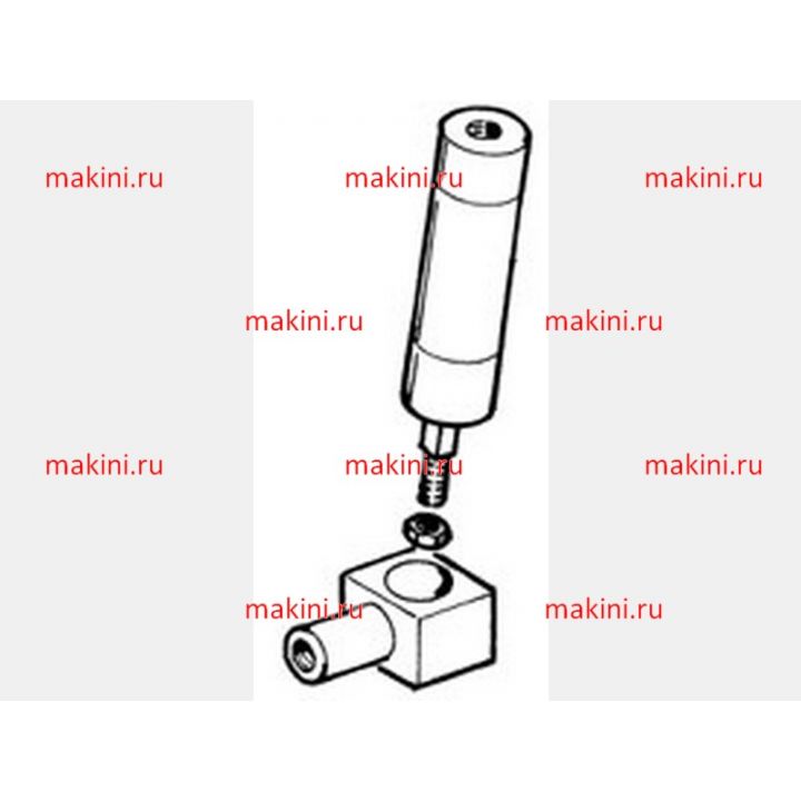 KG768Y Пневмоцилиндр с направляющей для  KG768-VP KG768-Y (Kwokhing, Гонконг)
