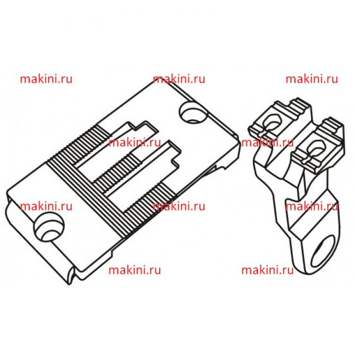 KH1296-NP/FD-4 Kwokhing игольная пластина 4 мм