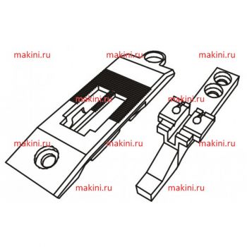 KH1296-NPT/FDT-8 Kwokhing игольная пластина и транспортер 8 мм