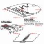 KN438187 игольная пластина & KF438223   (ленточная направляющая) Kwokhing