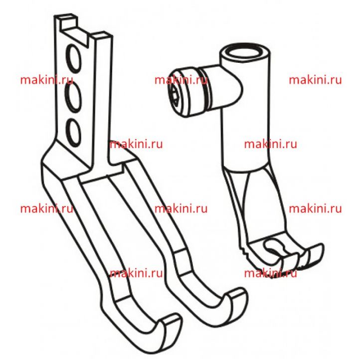 KP1245CS комплект лапок (Kwokhing)