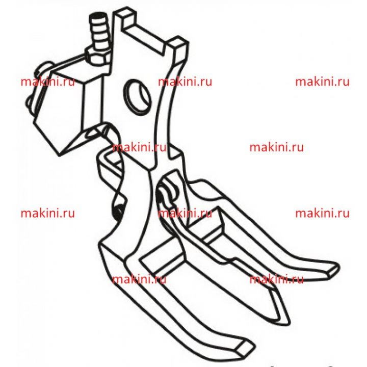 KP1296AO-N11-6 Kwokhing пневматическая направляющая лапка 6 мм