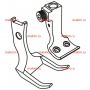 KP1296UD-6 Kwokhing лапка для двух игл 6 мм
