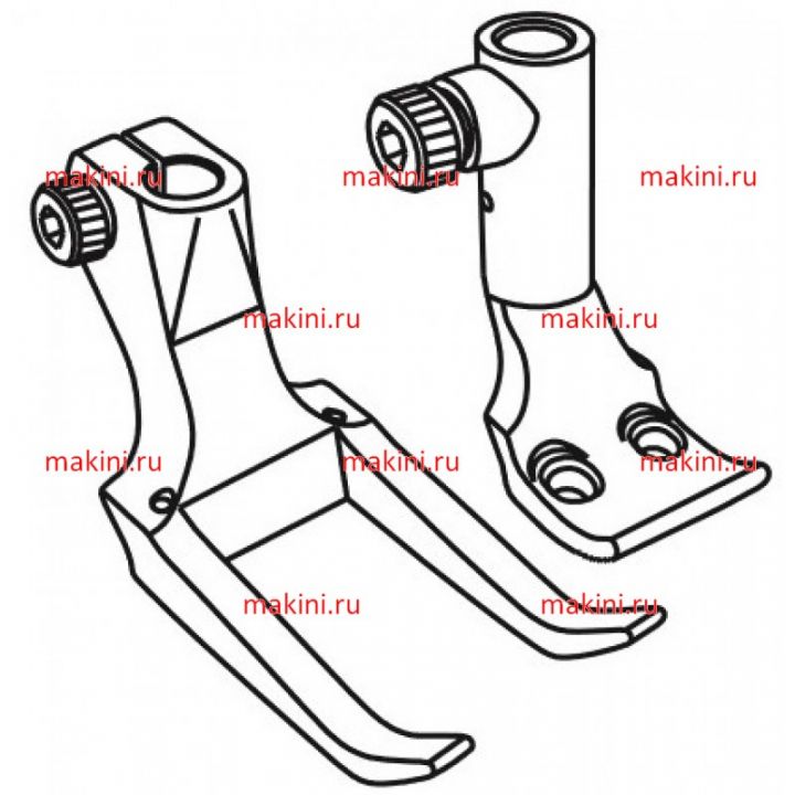 KP1526UD-6 Kwokhing набор лапок для двух игл 6 мм