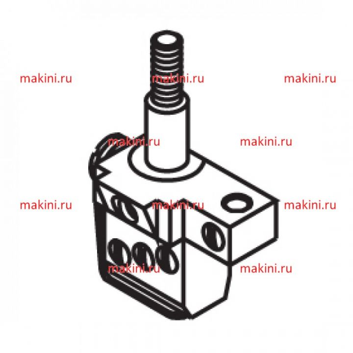 M4232 игольный зажим Kwokhing двухигольный 3.2 мм