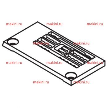 Y3108133 игольная пластина Kwokhing трехигольная 4.8 мм
