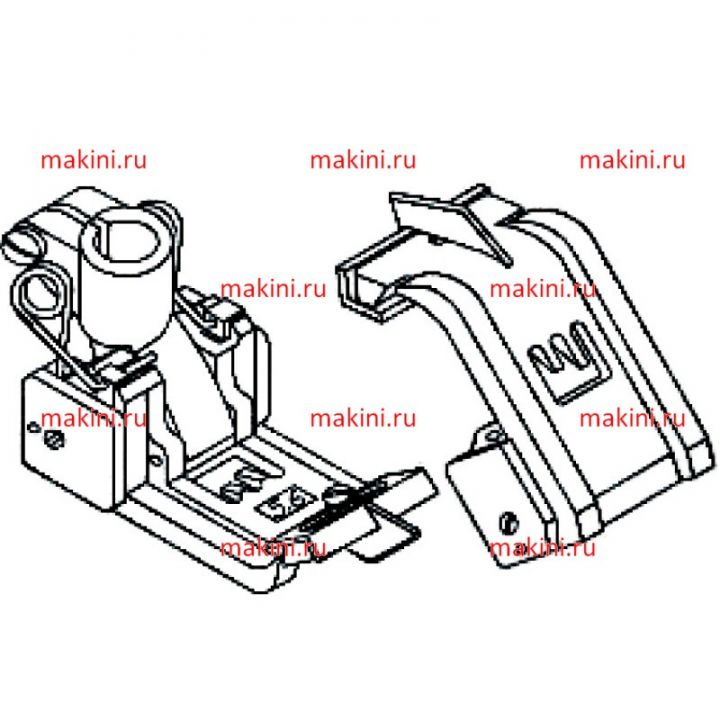 Y63318N прижимная лапка Kwokhing двухигольная 3.2 мм