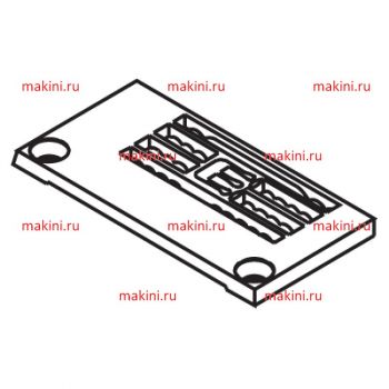 Y93172 игольная пластина Kwokhing двухигольная 4.8 мм