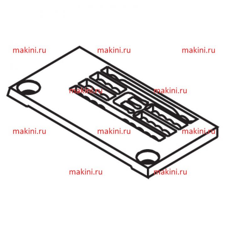 Y94801 игольная пластина Kwokhing трехигольная 5.6 мм