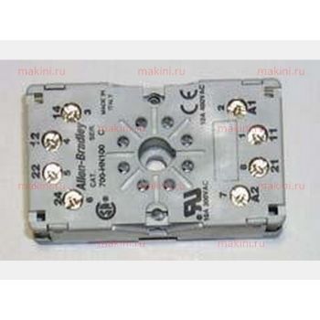 881500107 SOCKET, RELAY,AB 700-HN100,8 PIN