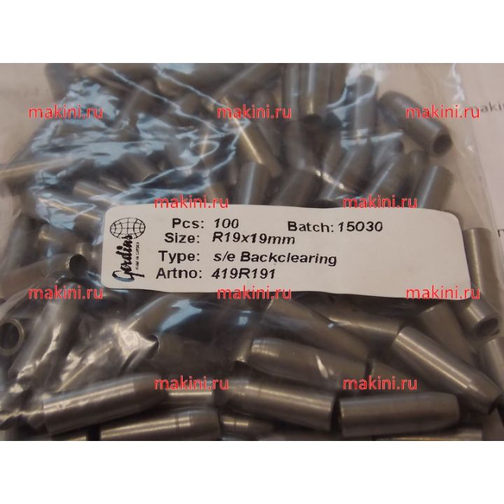 Gerdins 419R191 пробойник R 19 x 19mm s/e Backclearing